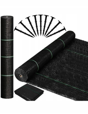 AGROWŁÓKNINA AGROTKANINA 70 g/m 0,8x50m + Szpilki