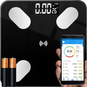 Waga Łazienkowa Analityczna Slim 180kg Smart+ 17w1