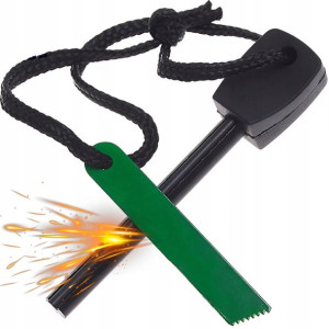 Krzesiwo Magnezowe Survivalowe Wojskowe Rozpałka