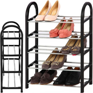 Szafka Na Buty Stojak Półka Regał Metal 4 Poziomy