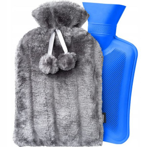 Duży Termofor Ogrzewacz Gumowy W Pokrowcu 2000 Ml