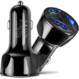 Szybka Ładowarka Samochodowa Do Auta Qc 3.0 3xusb