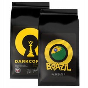 Darkcoffe Kawa Ziarnista Brazil Premium 1kg x2