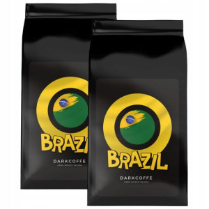 Darkcoffe Kawa Ziarnista Świeżo Palona Brazil 2kg