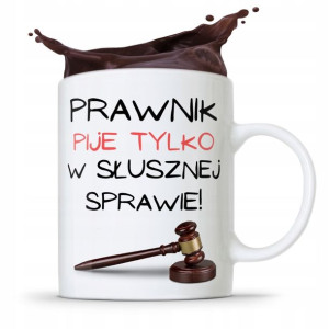 Kubek Prawnika Mecenasa Pije W Słusznej Sprawie