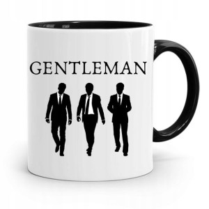Kubek Prezent Czarny Dla Chłopaka Gentleman