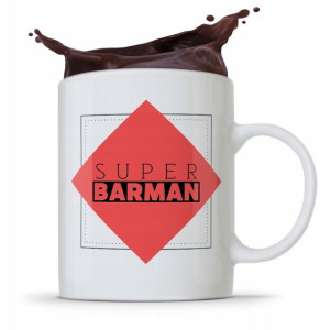Kubek Prezent Dla Barmana Barmanki Super Barman