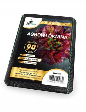 AGROWŁÓKNINA AGROTKANINA 90g/m 1,6x10m Na Chwasty