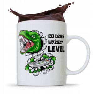 Kubek Prezent Dla Chłopaka Co Dzień Wyższy Level