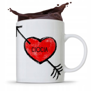 Kubek Prezent Dla Cioci Ciotki Ciocia Serduszko