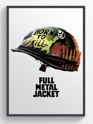 Full Metal Jacket 1987 film plakat 60x90cm premium