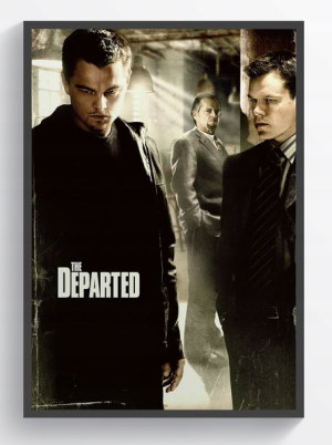Infiltracja DiCaprio Damon plakat 60x90cm premium