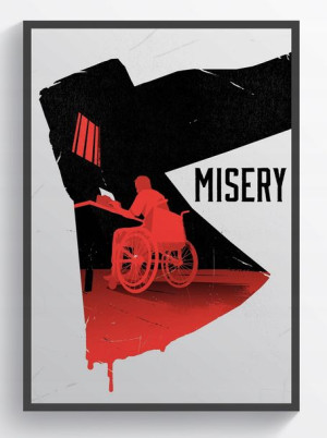 Misery King Stephen plakat 40x60cm premium