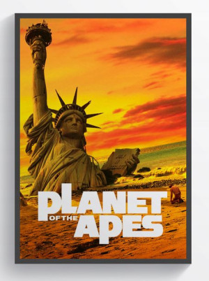 Planeta Małp 1968 film plakat 60x90cm premium