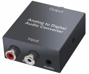 Konwerter Cinch 2xrca Na Toslink Analog/cyfrowy