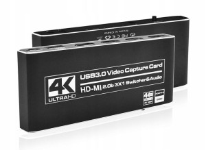 Karta Przechwytywania Obraz Usb Hdmi Matrix Switch