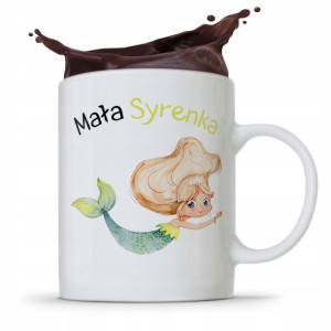 Kubek Prezent Dla Dziecka Córki Mała Syrenka +imię