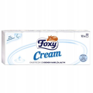 Chusteczki higieniczne Foxy cream