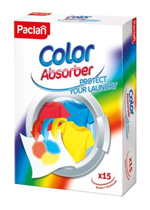 Chusteczki do prania wyłapujące kolor Paclan 15 szt.