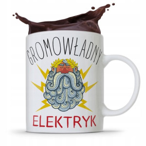 Kubek Prezent Dla Elektryka Gromowładny Elektryk