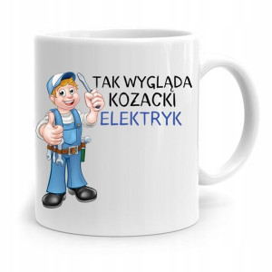 Kubek Prezent Dla Elektryka Kozacki Elektryk