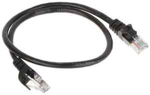 Patchcord Rj45/0.5-black 0.5 m