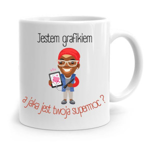 Kubek Prezent Dla Grafika Jestem Strażakiem
