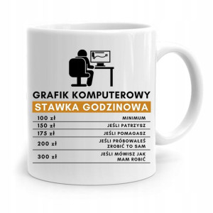 Kubek Prezent Dla Grafika Stawka Godzinowa