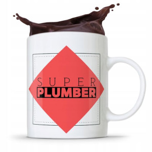 Kubek Prezent Dla Hydraulika Super Plumber
