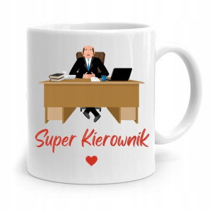 Kubek Prezent Dla Kierownika Super Kierownik