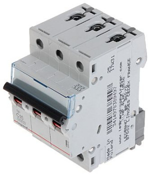 Wyłącznik Nadprądowy Le-403543 Trójfazowy 10 a Typ C Legrand