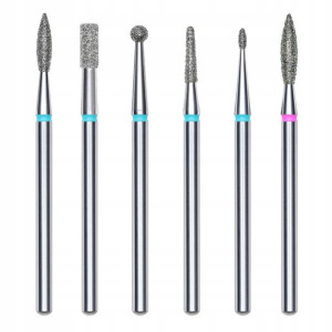 Staleks zestaw frezy diamentowe 5+1 gratis