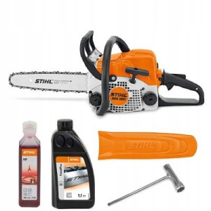 Mocna Pilarka Spalinowa Piła Łańcuchowa ZESTAW STIHL MS 180 + OLEJE