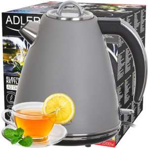 Czajnik Elektryczny Bezprzewodowy 1,5l/2200w Strix Stalowy Adler