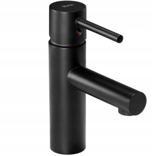 Bateria umywalkowa niska Tess Black Mat REA-B8881