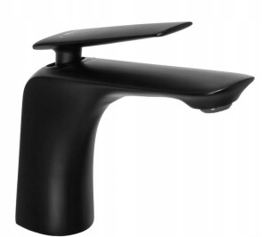 Bateria umywalkowa Jager Black niska REA-B5121