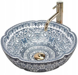 Umywalka ceramiczna nablatowa Vivien