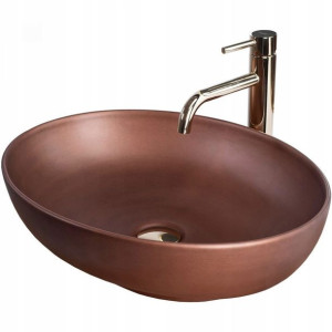 Umywalka ceramiczna nablatowa Villa Copper