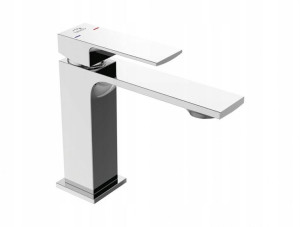 Bateria umywalkowa AMPER chrom BAM 022D