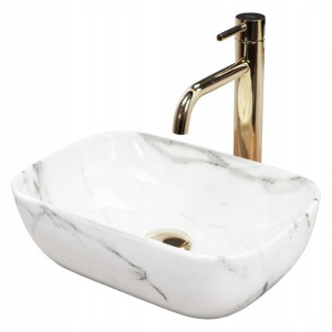 Umywalka nablatowa ceramiczna Belinda Mini Shiny A