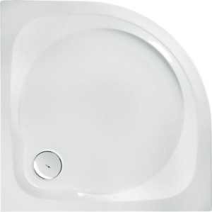 Brodzik półokrągły Nowy Styl 80x80x3x5,5 + Syfon