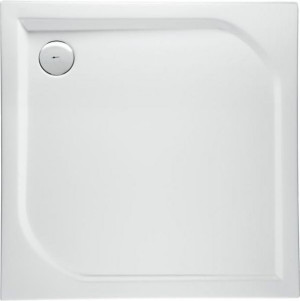 Brodzik kwadratowy Ares 100x100x3x5,5 + Syfon