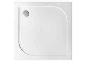 Brodzik kwadratowy Tako 90x90x3x5 + Syfon
