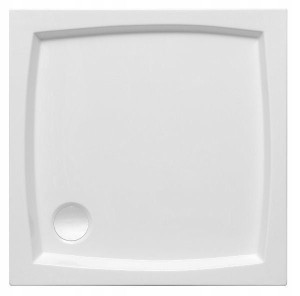 Brodzik kwadratowy Patio 90x90x5 + Syfon