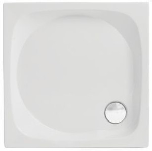 Brodzik kwadratowy Nowy Styl 90x90x5x16 + Syfon