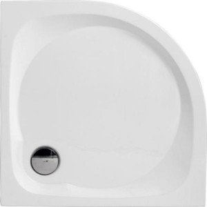 Brodzik półokrągły Nowy Styl 80x80x5x16 + Syfon