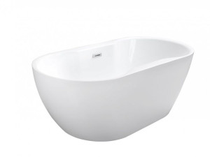 Wanna wolnostojąca NAVIA 150x80 z syfonem białym