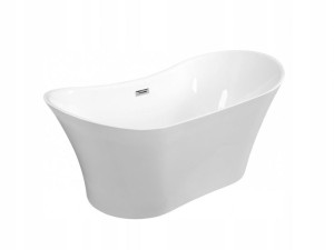Wanna wolnostojąca AMBER 170x80 z syfonem czarnym