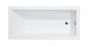 BESCO Wanna 140x70 Modern Slim + Syfon + Ręcznik
