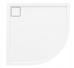 Brodzik półokrągły 90x90x5,5 Omega Stabilsound+